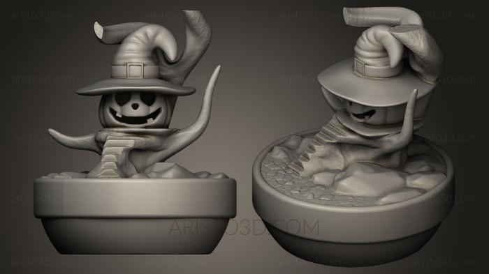 Figurines heroes, monsters and demons (STKM_0035) 3D model for CNC machine